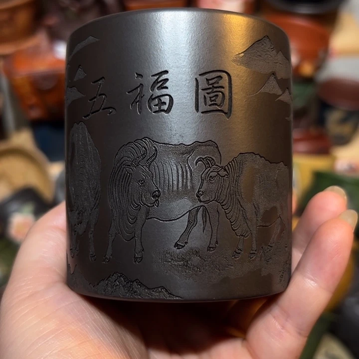 茶杯紫砂宜兴紫砂主人杯