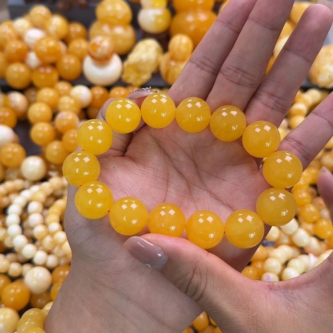 蜜蜡未镶嵌珠宝奇石同料17mm