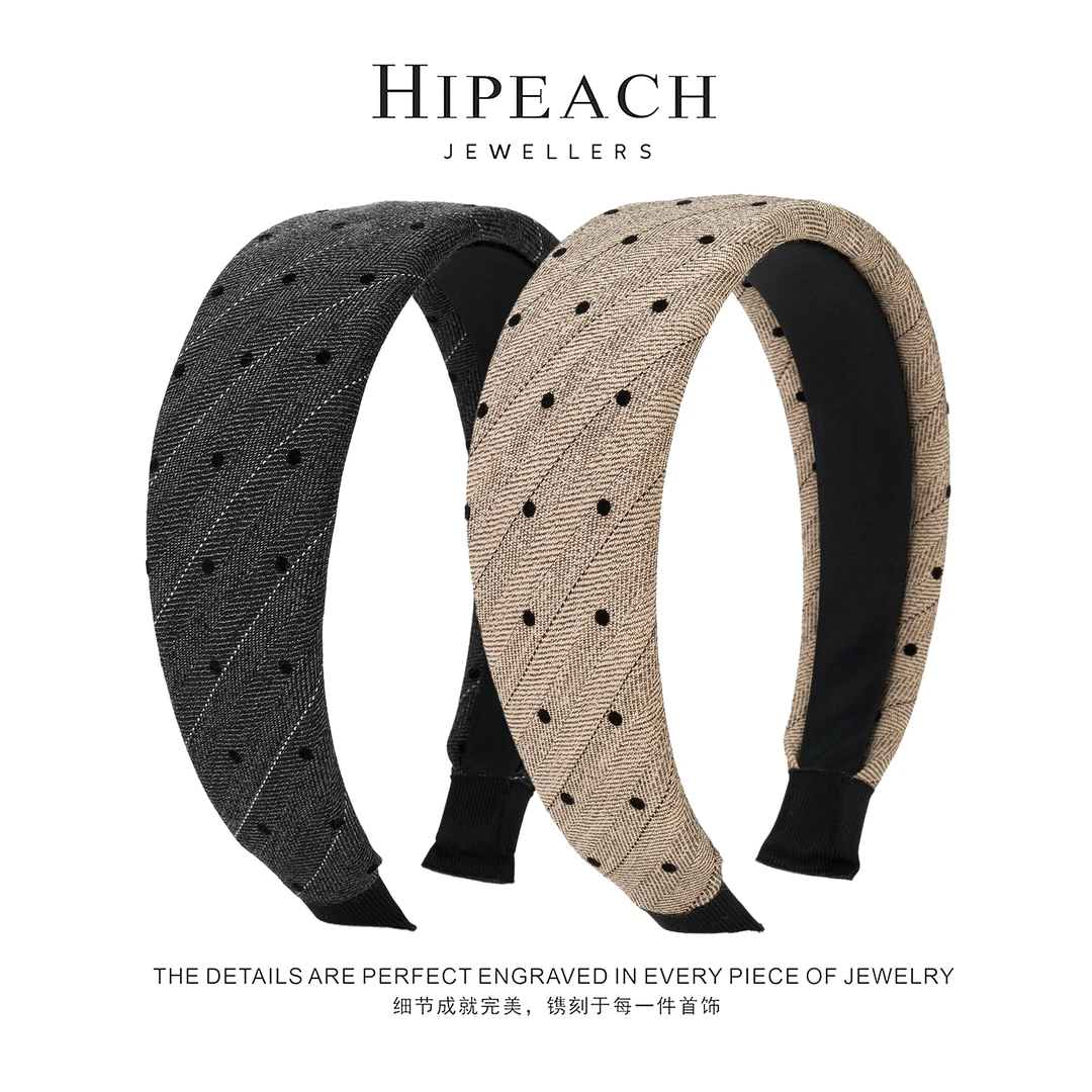 韩系波点斜纹发箍119-014 119-015