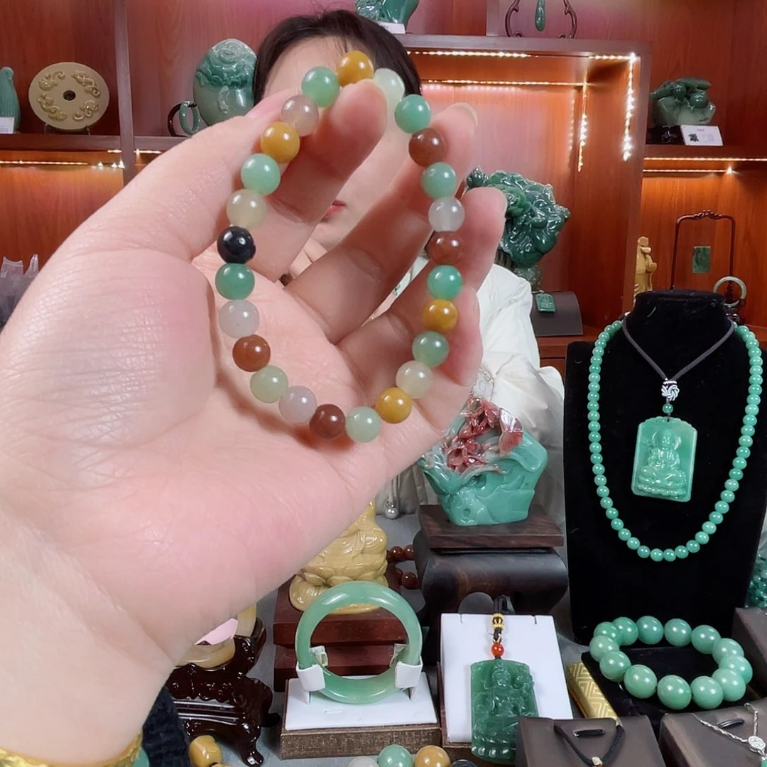 密玉（石英质玉）手串未镶嵌