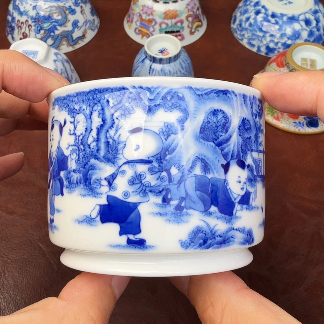 華***仔现代景德镇全手工全手绘陶瓷