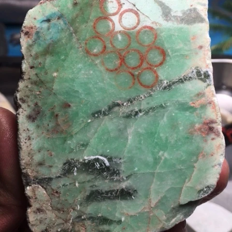 翡翠散珠天然翡翠满绿珠子可定制