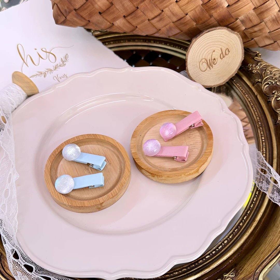 水晶球全店满9.9包邮米乐婴童原创鸭嘴夹发夹发饰