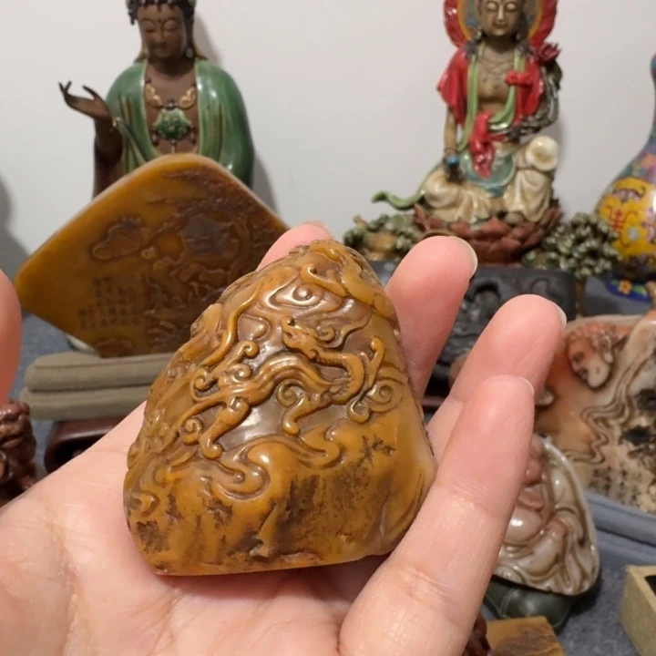 乃***乐石材手工艺品摆件包邮