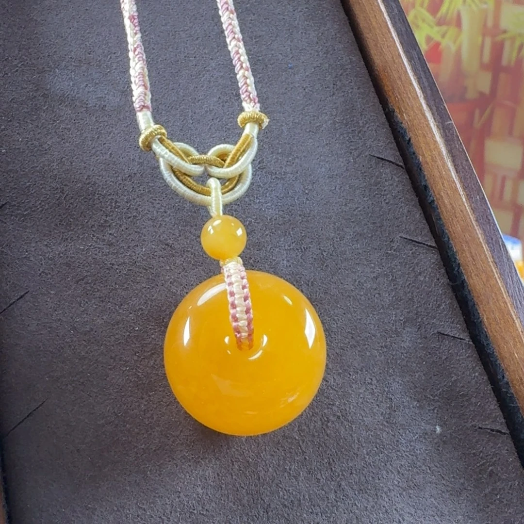 蜜蜡未镶嵌毛衣链