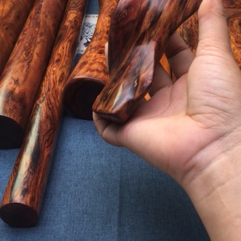 真***良黄花梨/降香黄檀海南黄花梨棍子