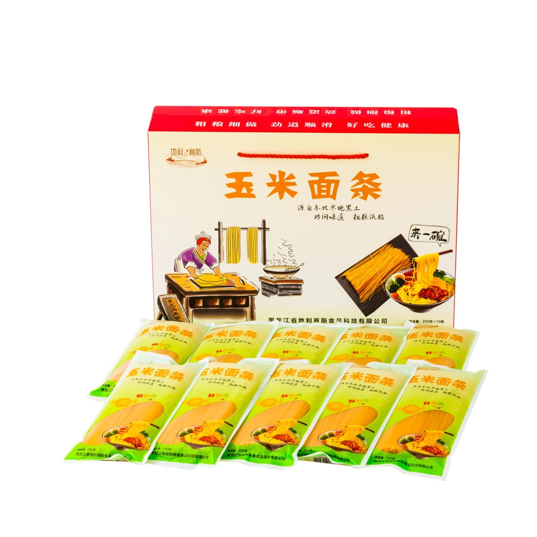 地利赛斯玉米面条 东北特产 粗粮低脂