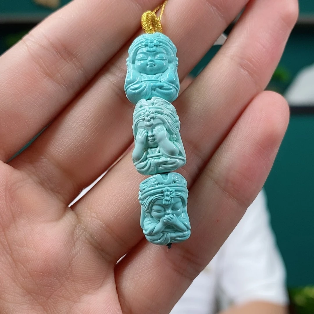 未镶嵌绿松石珠宝奇石