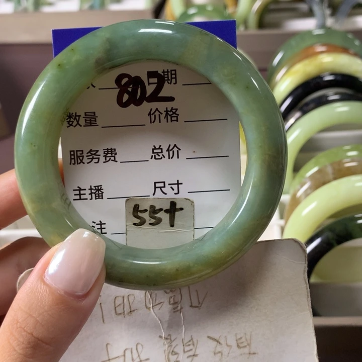 未镶嵌蛇纹石玉手镯802