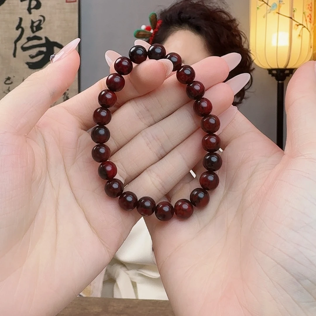 降真香把件米*海南降真香鸽血红0.8