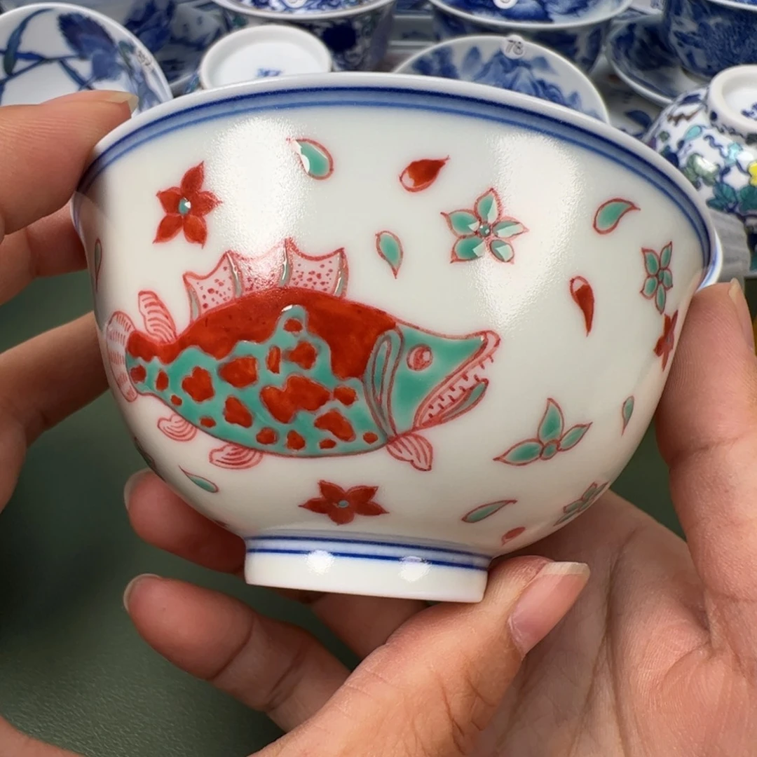 陶瓷景德镇纯手工纯手绘茶具木木89