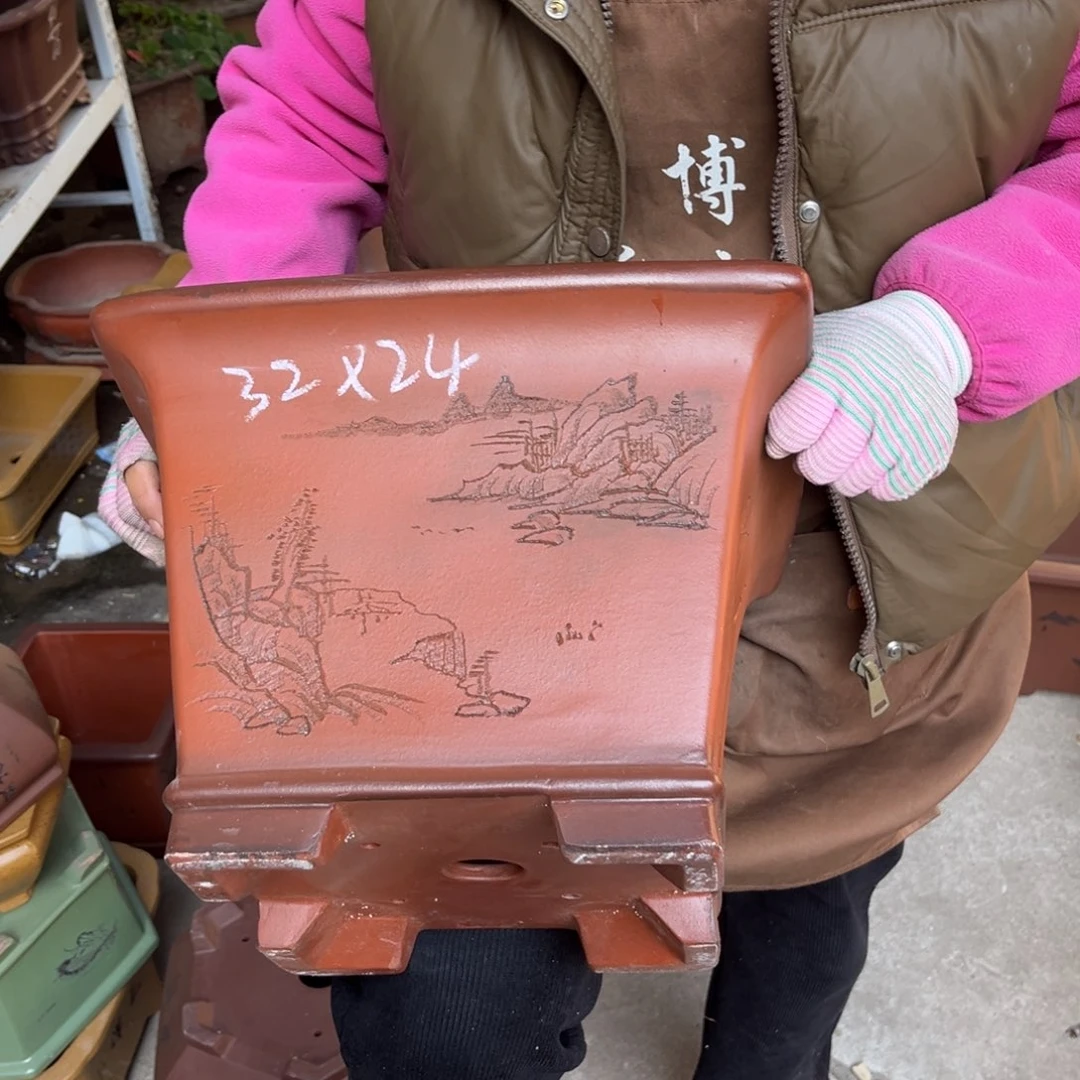 紫砂花盆盆景艺术