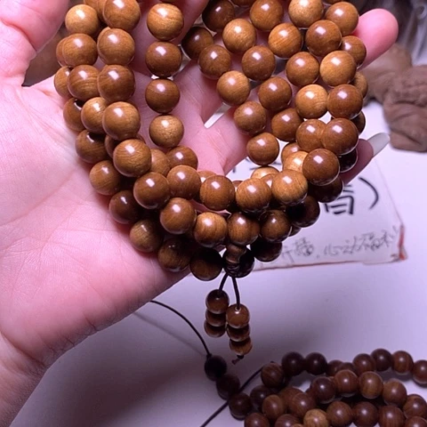 檀香木手串/手链Y****1檀香玉化老料1.0/108虎纹沉