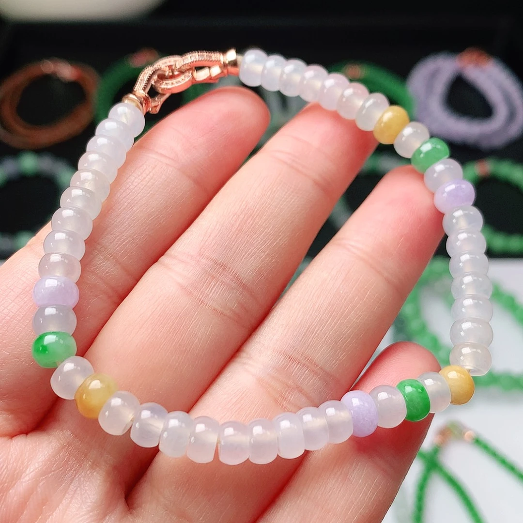 未镶嵌手链翡翠翡翠