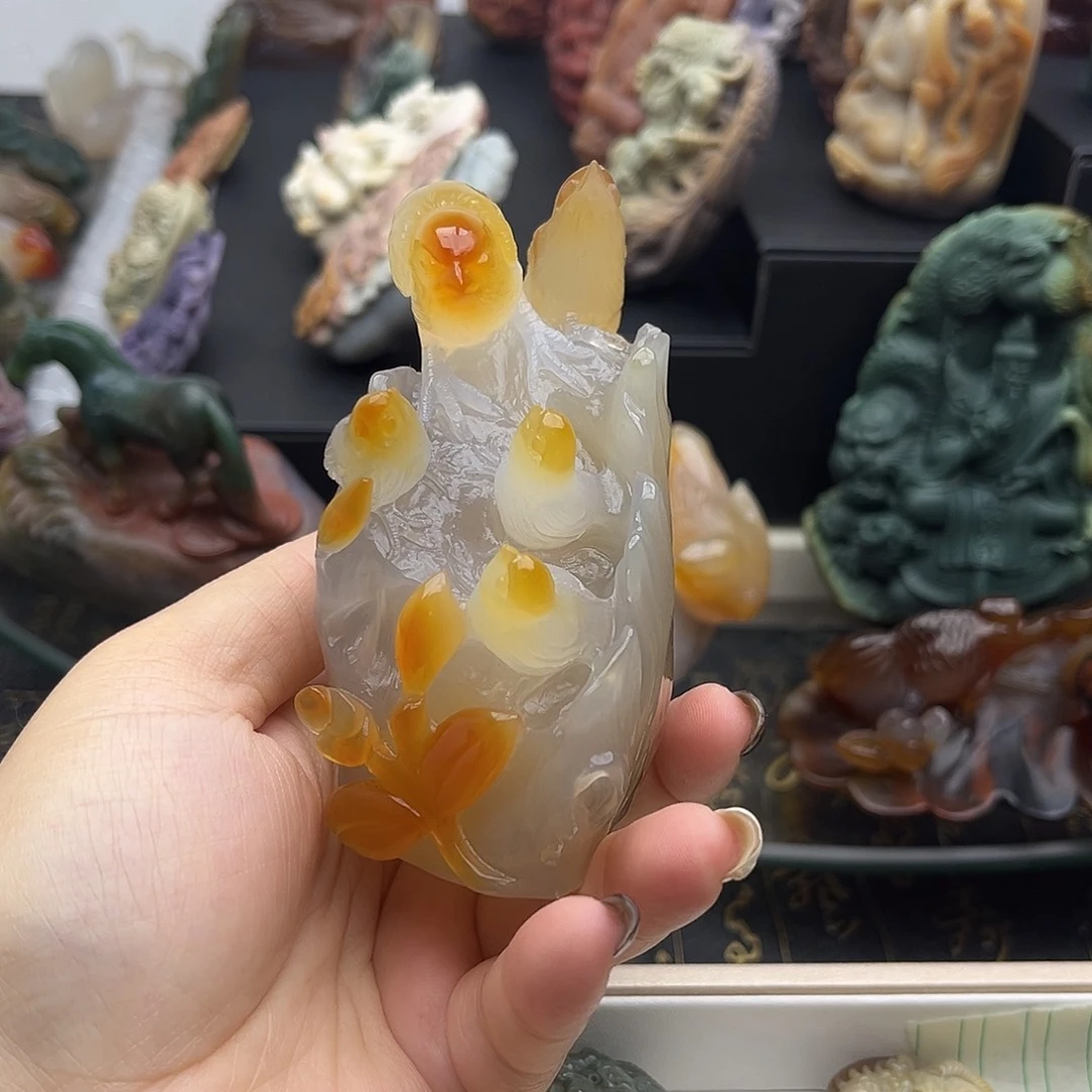 未镶嵌颈饰玛瑙/玉髓