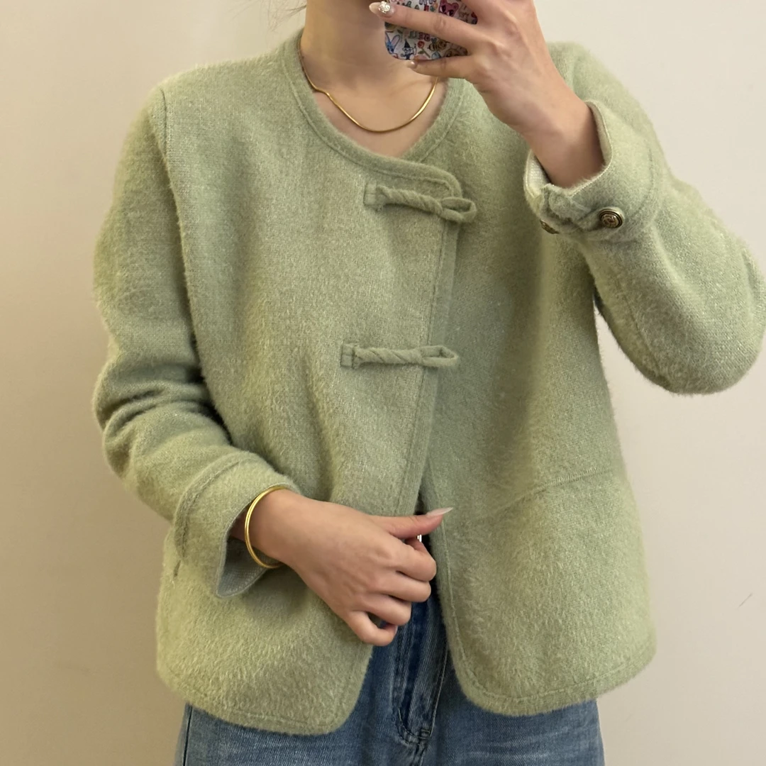 【529】秋冬时尚气质小香风女外套