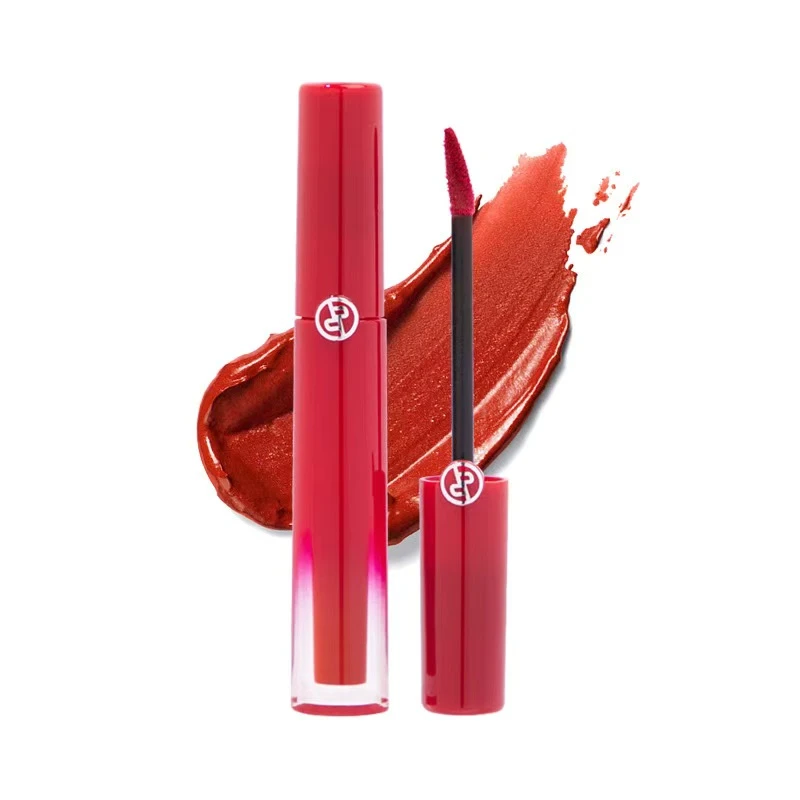 水光红管#405烂番茄唇釉镜面不沾杯雾面哑光丝绒防水滋润唇釉