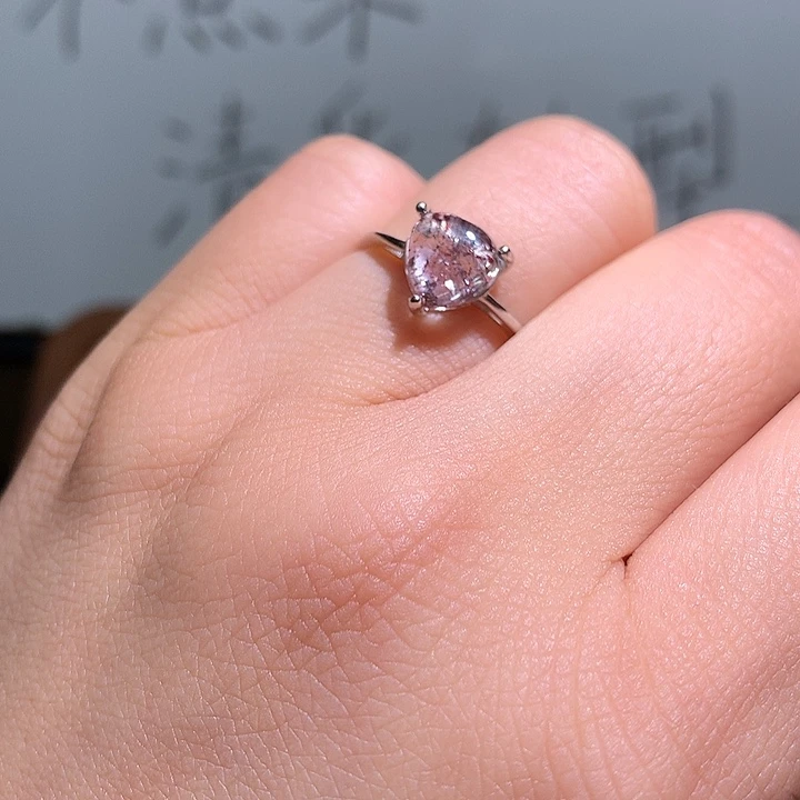 水晶颈饰银S925镶嵌水晶