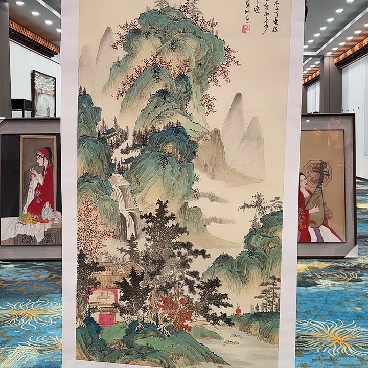 国画苏珊老师展览原作