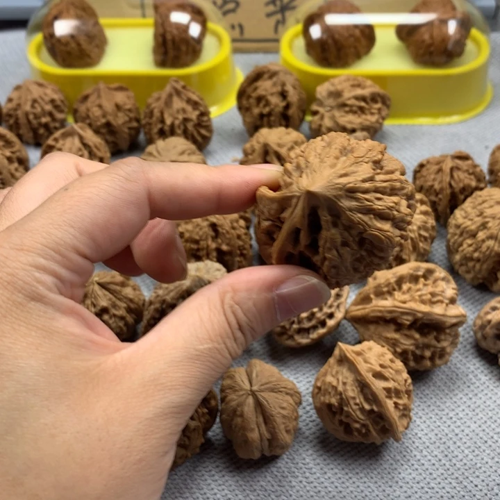 以***猫文玩核桃吊坠异形单只