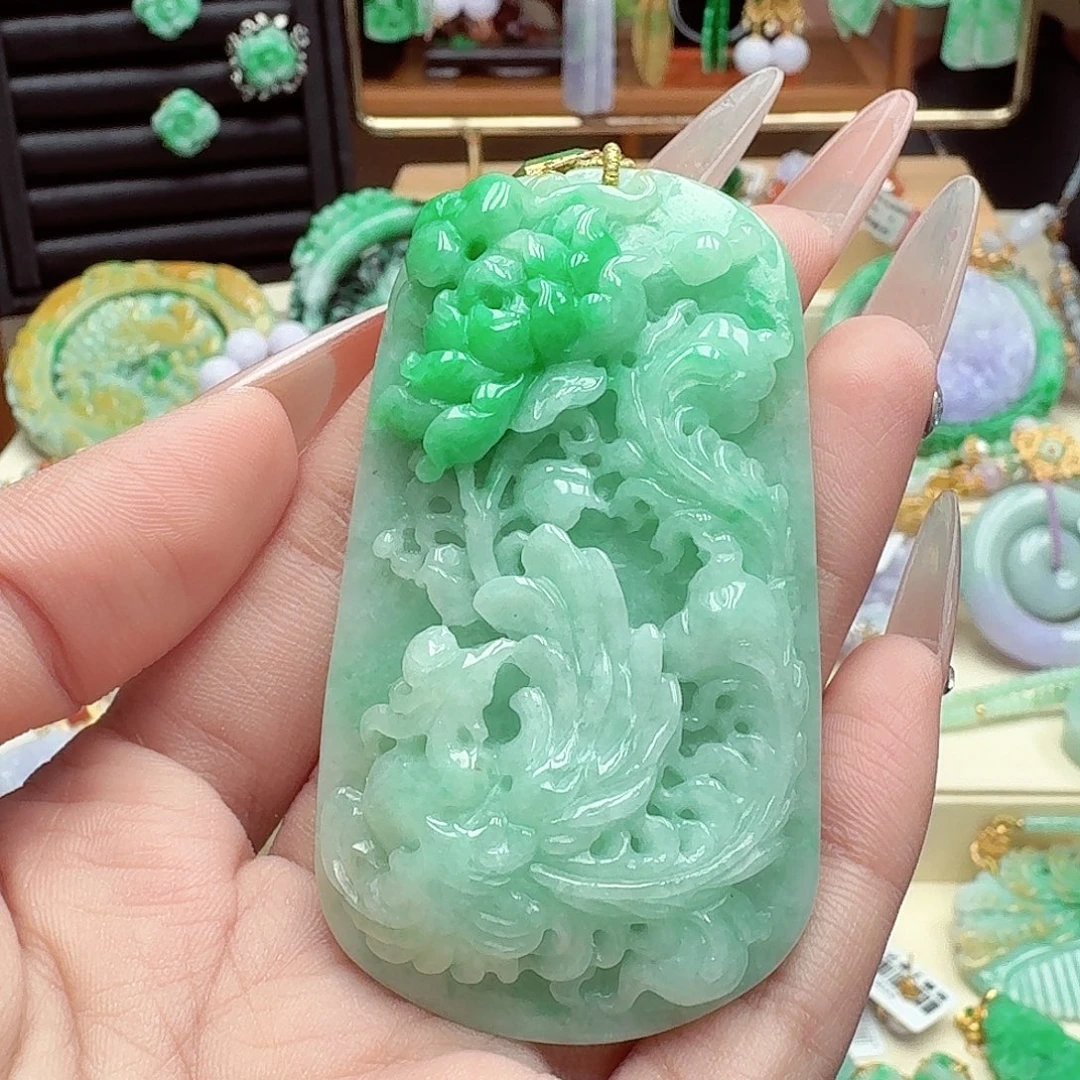 颈饰未镶嵌翡翠翡翠吊坠