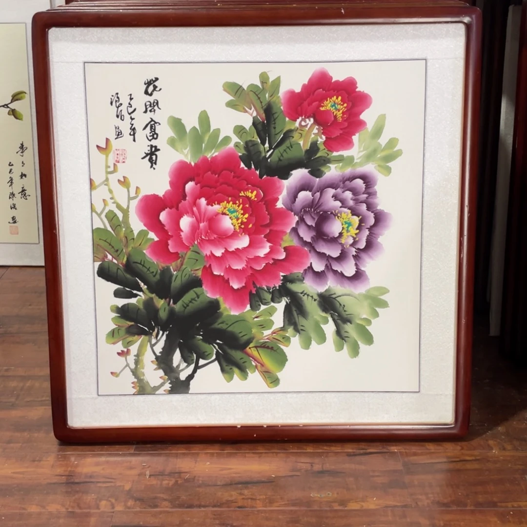 国画带框尺寸63*63厘米