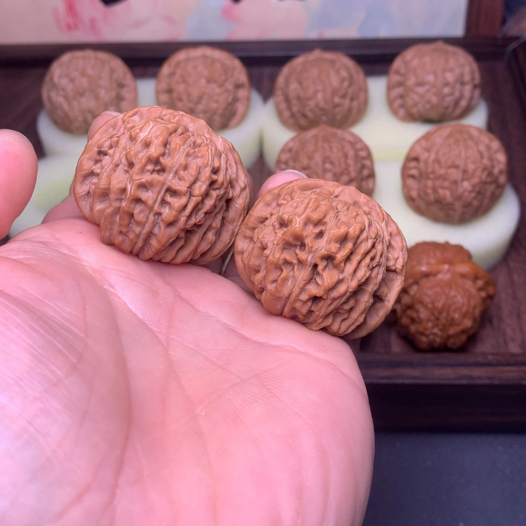 文玩核桃把件38四座楼