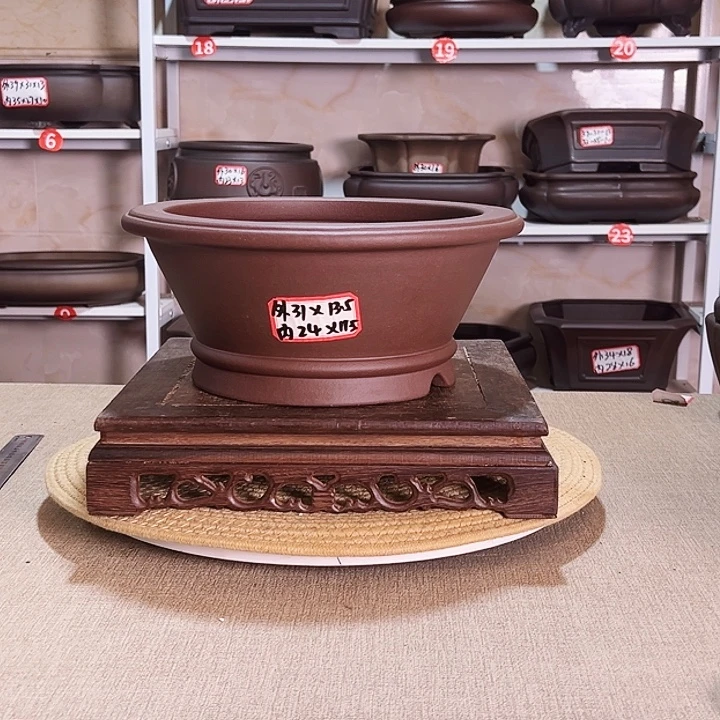 东***风花盆紫砂紫砂花盆