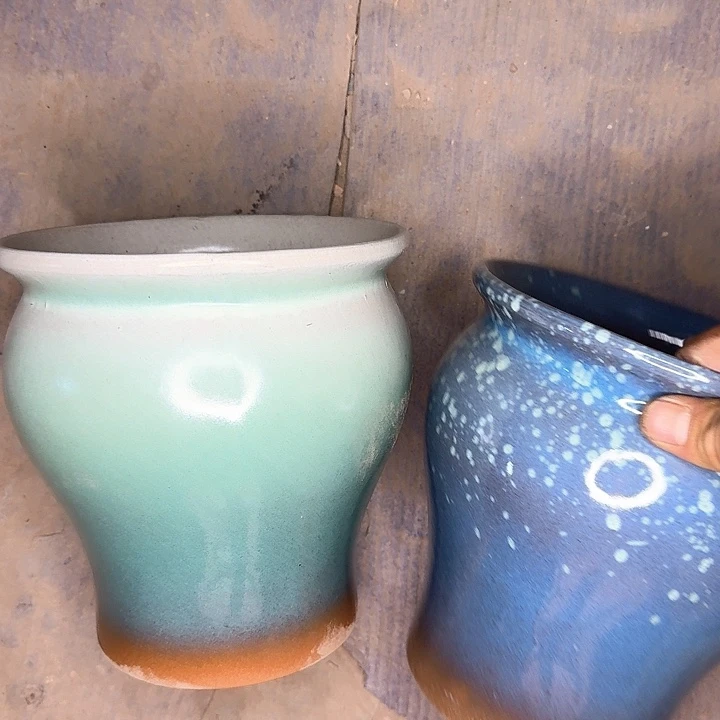 红陶微瑕花盆处理来啦