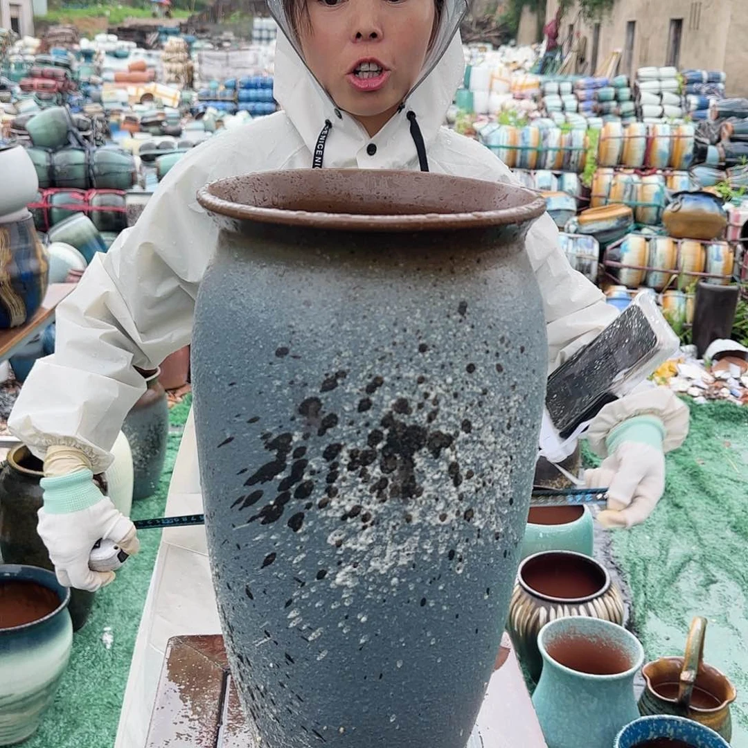 紫砂花盆王嫂花盆0622-123高40口22