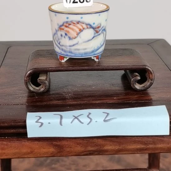 陶大德堂手工手绘釉盆