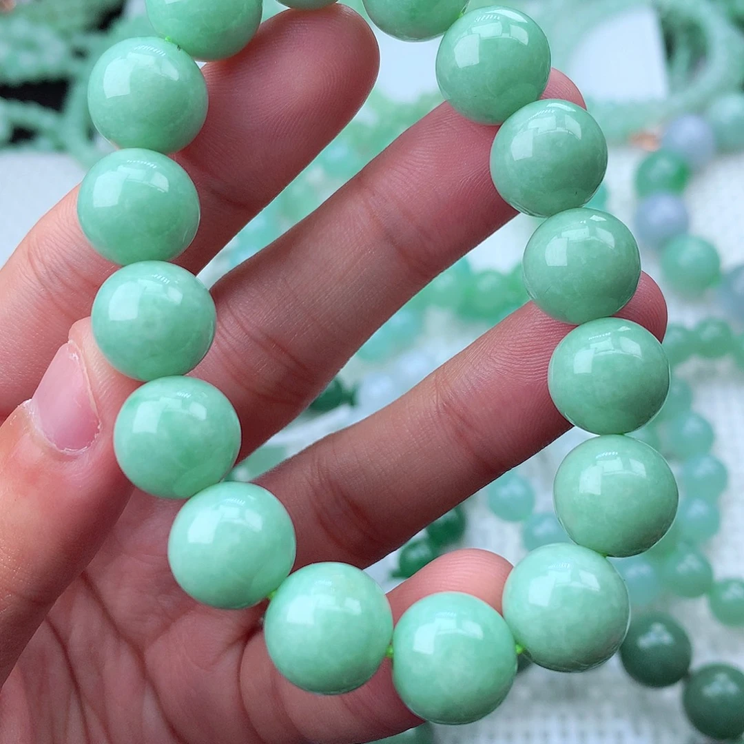 翡翠未镶嵌毛衣链