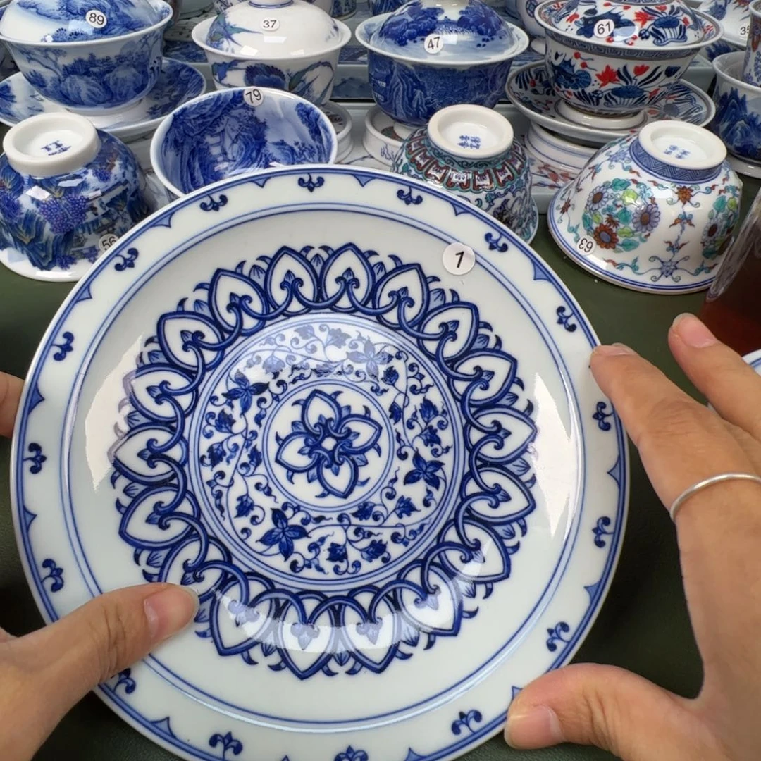 陶瓷景德镇纯手工纯手绘茶具木木1