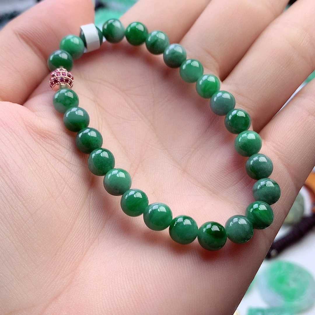未镶嵌手链翡翠手串