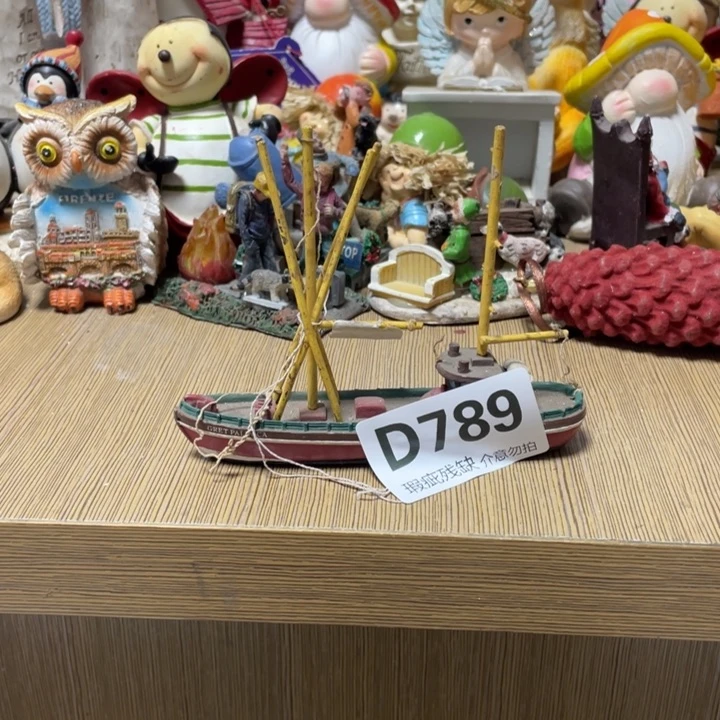 蝶***影摆件孤品老货微瑕瓷