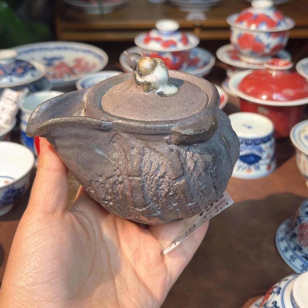 柴烧手作葫芦宝瓶