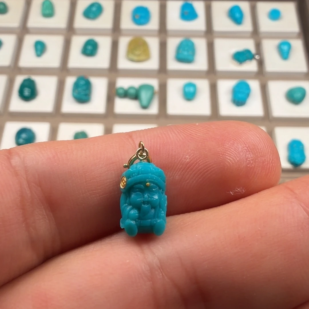 绿松石未镶嵌笔搁