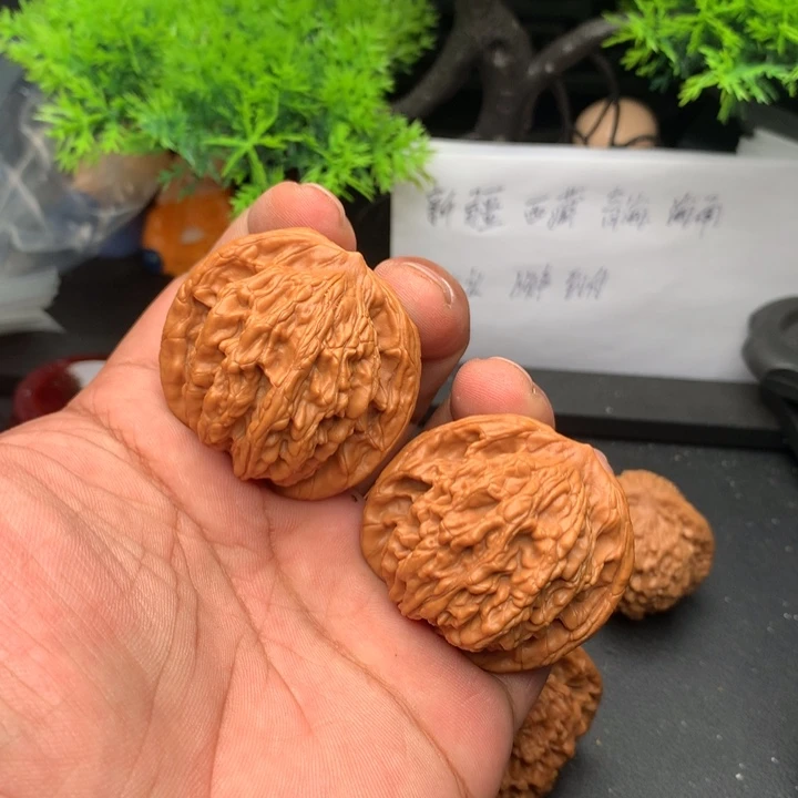 吊坠文玩核桃43虎头