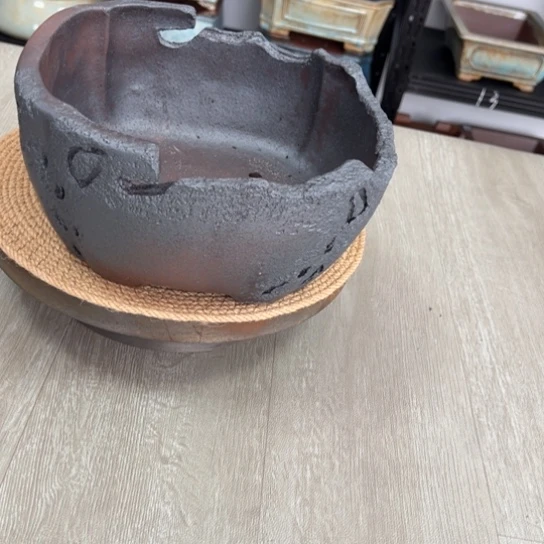 紫砂花盆草****材宜兴市王兵紫砂盆