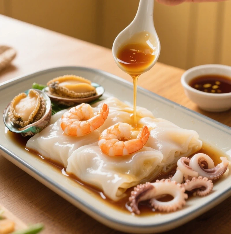 炊乐喜早茶半成品香菇牛肉鸡肉猪肉广东潮汕港式肠粉早餐宵夜速食