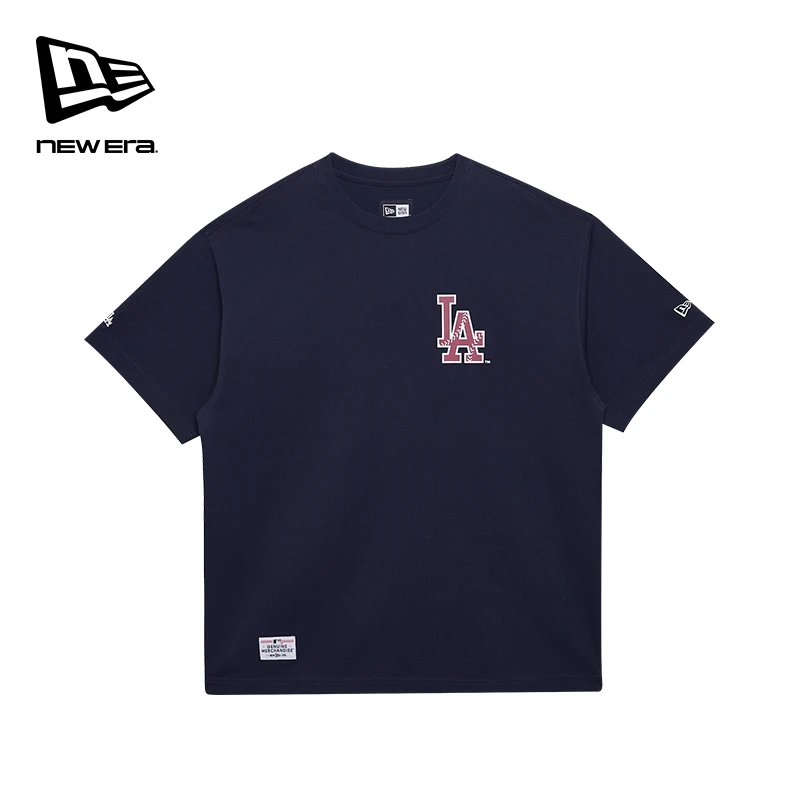 New Era 新款T恤MLB系列棒球元素印花短袖学院风运动时尚轻奢潮牌