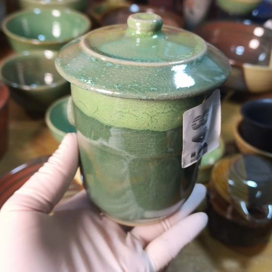 瓷片磁州窑五厂盘碗壶杯有瑕疵