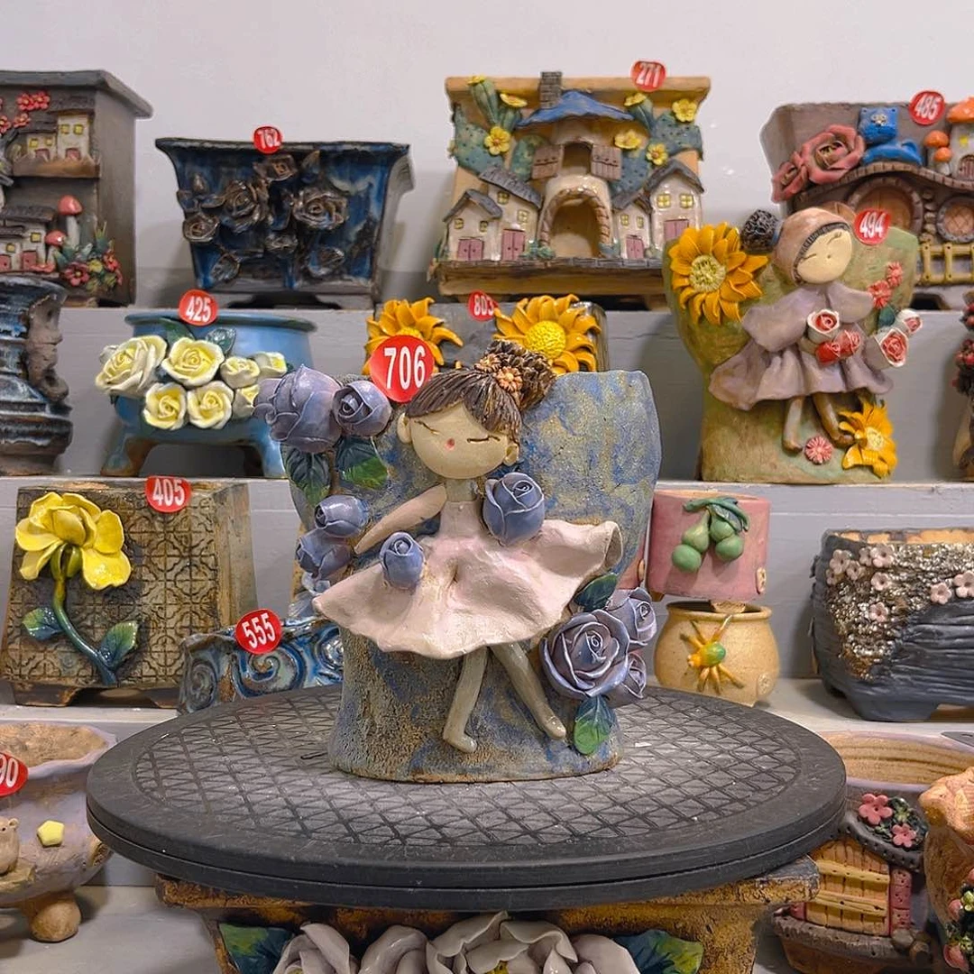 微瑕706 号陶然花器厂家直销