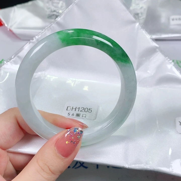 翡翠手镯未镶嵌正圈DH1205