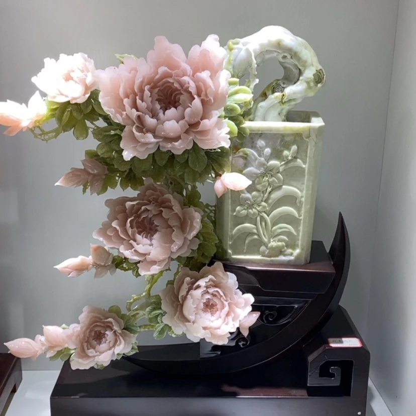 【闪购商品】蛇纹石玉（覆膜）珠宝奇石未镶嵌