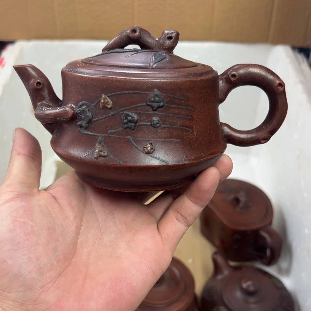 茶壶紫砂宜兴原矿紫砂壶350毫升容量