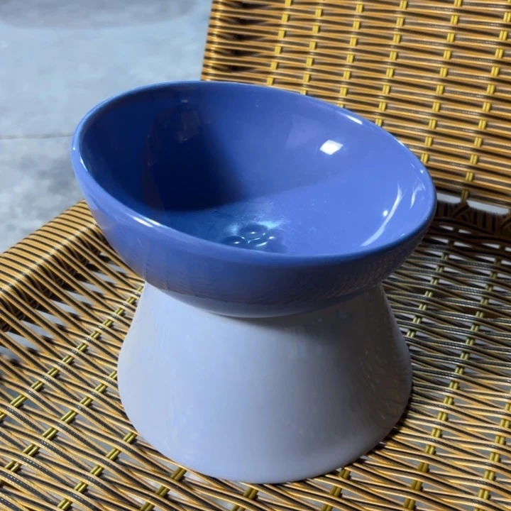 瓷片陶瓷蓝色大号