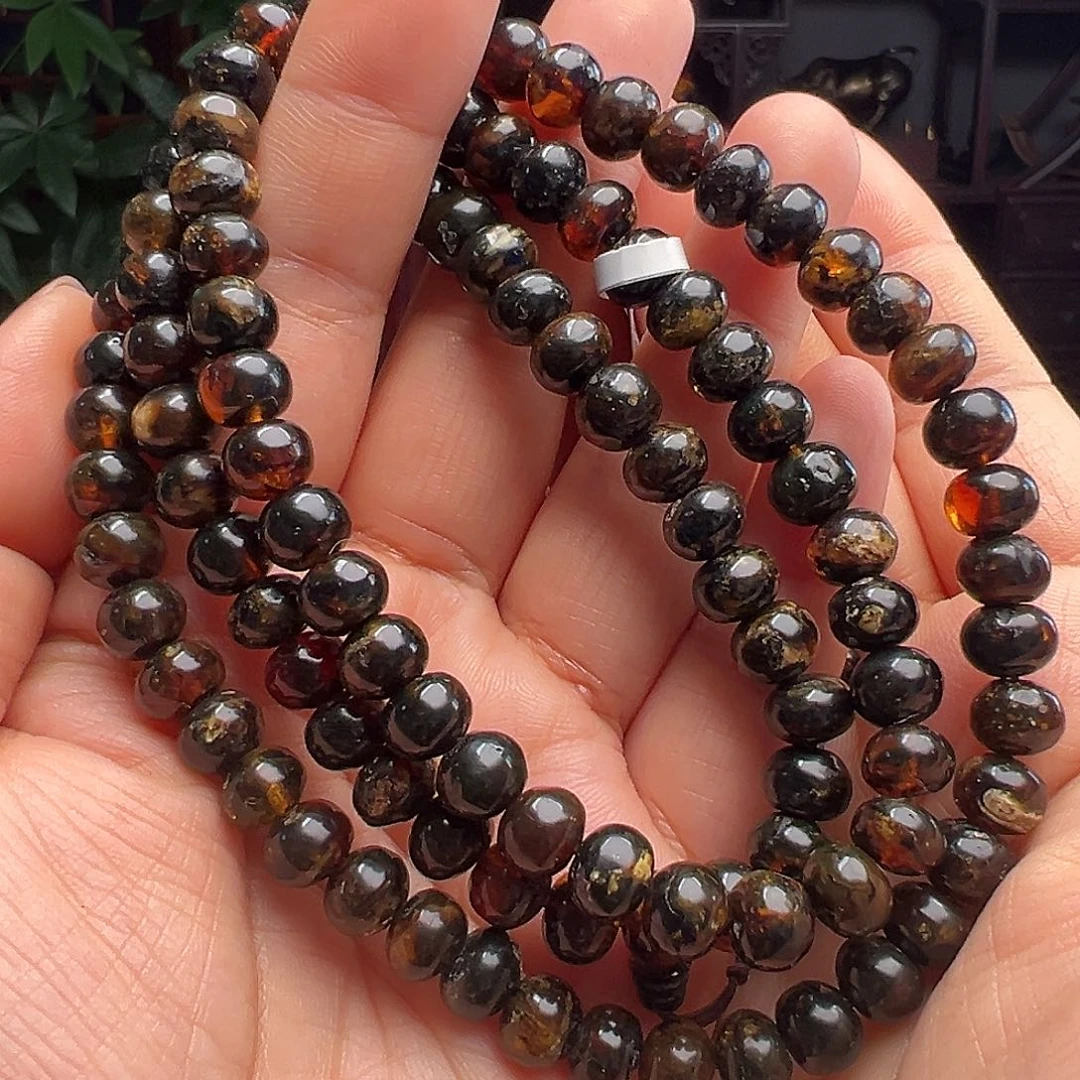 琥珀未镶嵌裸石抚顺琥珀20569七