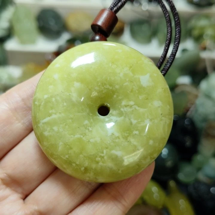 岫玉平安扣未镶嵌