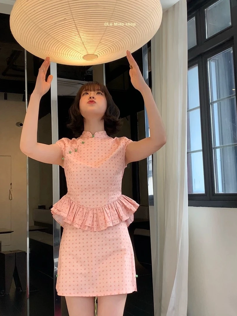 3号【嗒丽家】【301-399】甜美风氛围感可爱风套装网红套装春夏新款